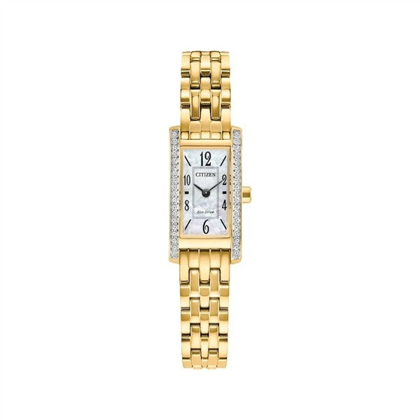 Citizen Eco-Drive Petite Palidoro Gold-Tone Stainless Steel Link Watch