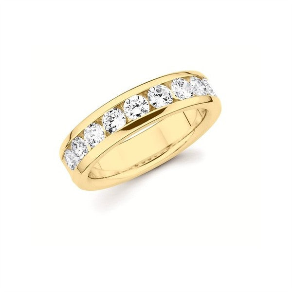 14 1.25ctw Channel Set Diamond Wedding Band