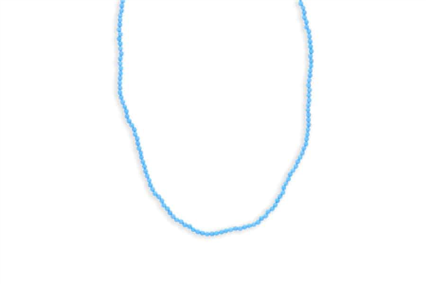 Teal Magnesite Bead Necklace