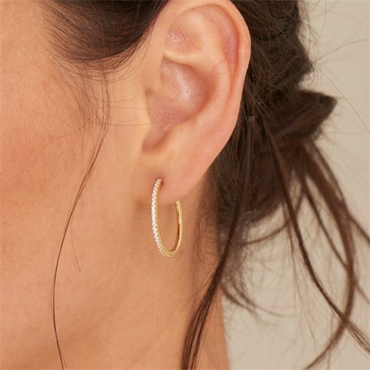 Glam Hoop Earrings