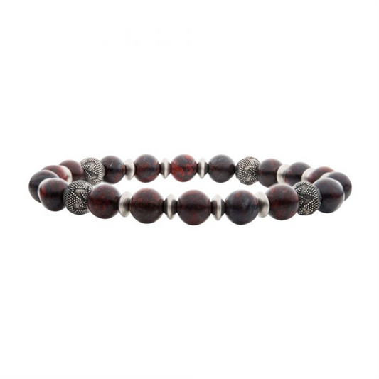 Leopard Jasper Stone Bracelet