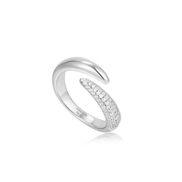 Sparkle Pave Spike Wrap Ring