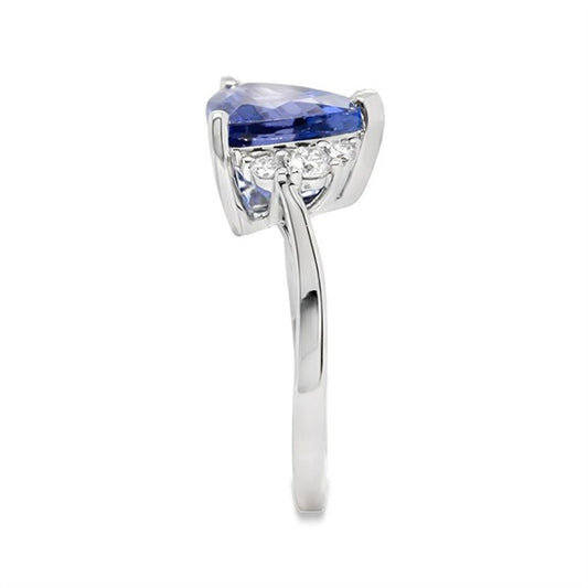 14K Trillian Tanzanite Accented Diamond Cocktail Ring