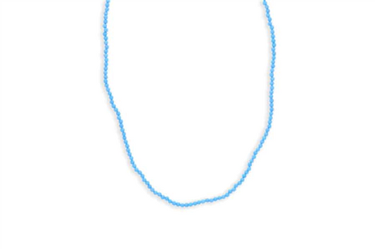 Teal Magnesite Bead Necklace