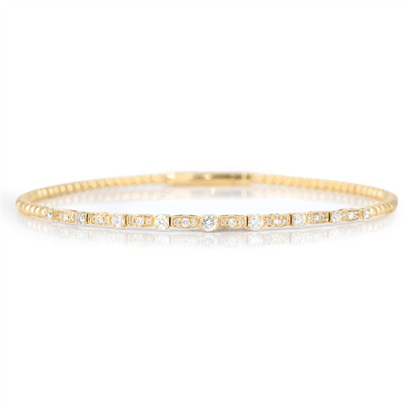 14K Flexi Graduating Diamond Bracelet