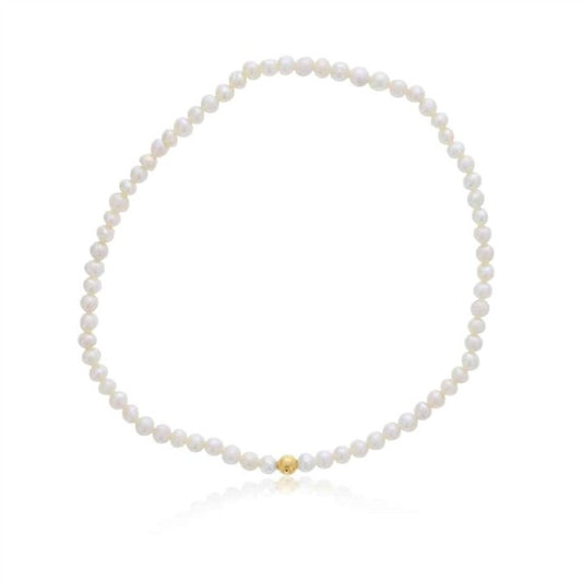 Mini Pyrite Beaded Stretch Bracelet