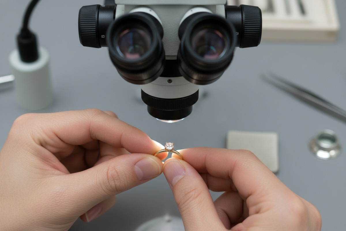 have it be a simpler ring with a smaller stone